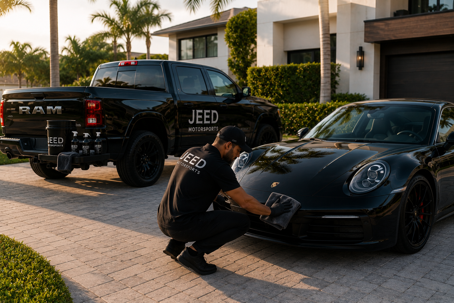 Mobile car detailing