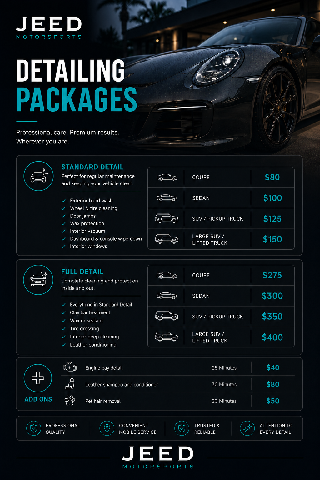 JEED PRICES